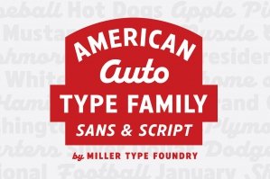 American Auto Typeface