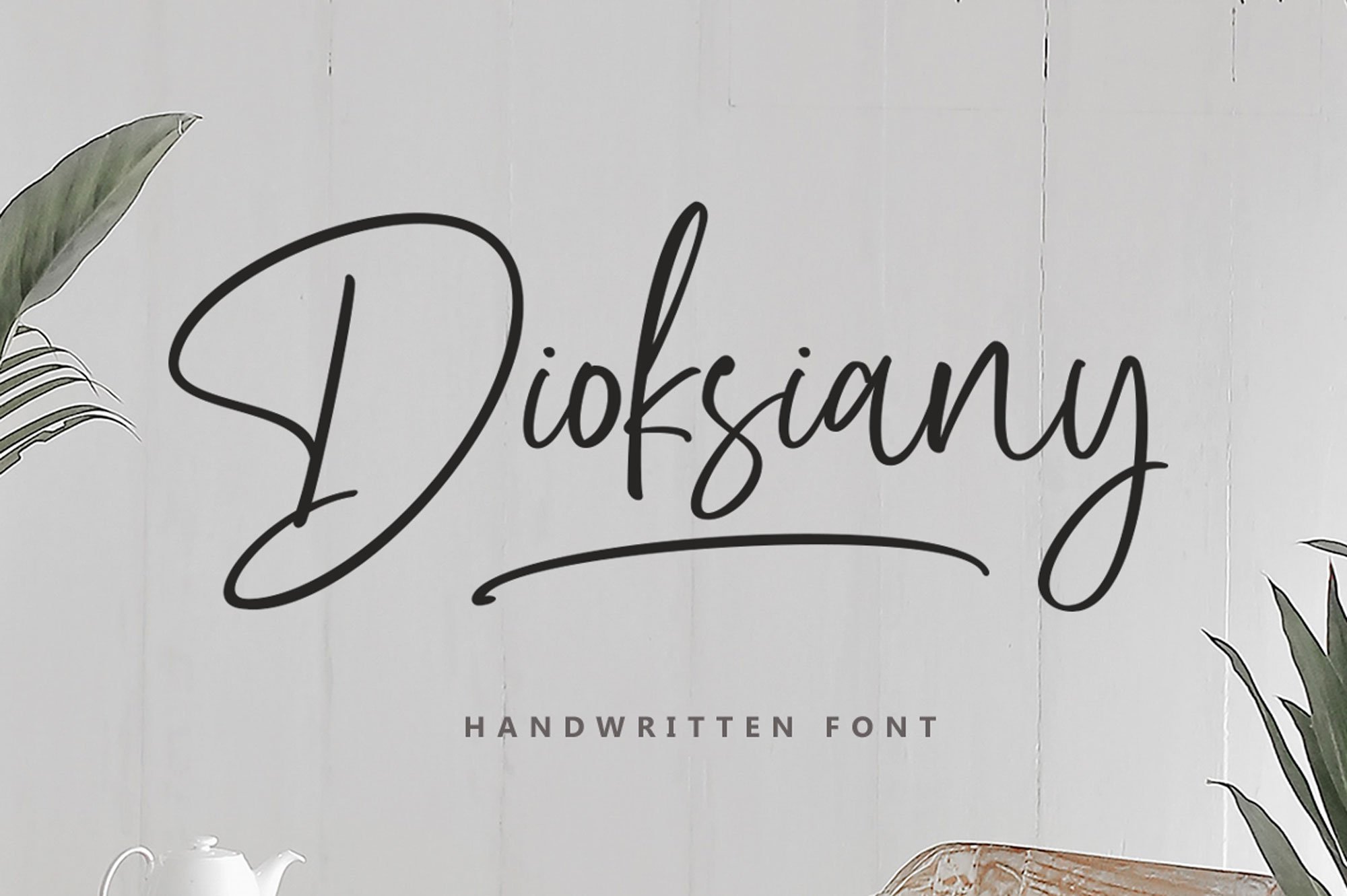 Dioksiany Handwritten Font