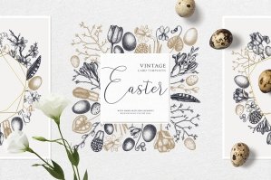 Easter Cards Templates Collection