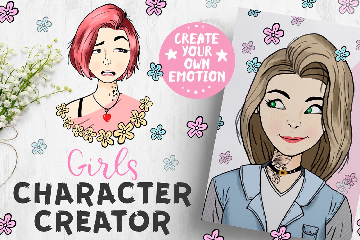 Girls Character Creator