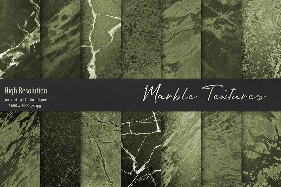 Green Marble Textures