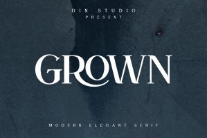 Grown - Modern Serif Display
