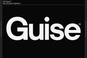 HK Guise Typeface