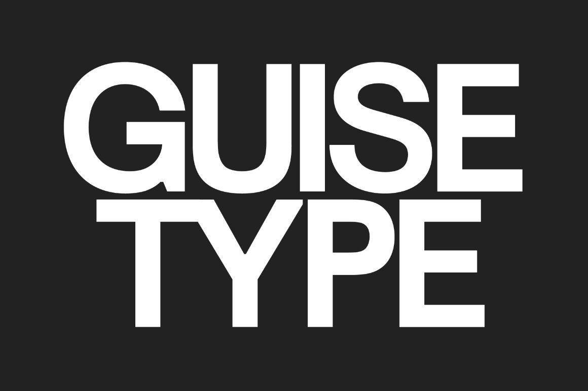 HK Guise Typeface