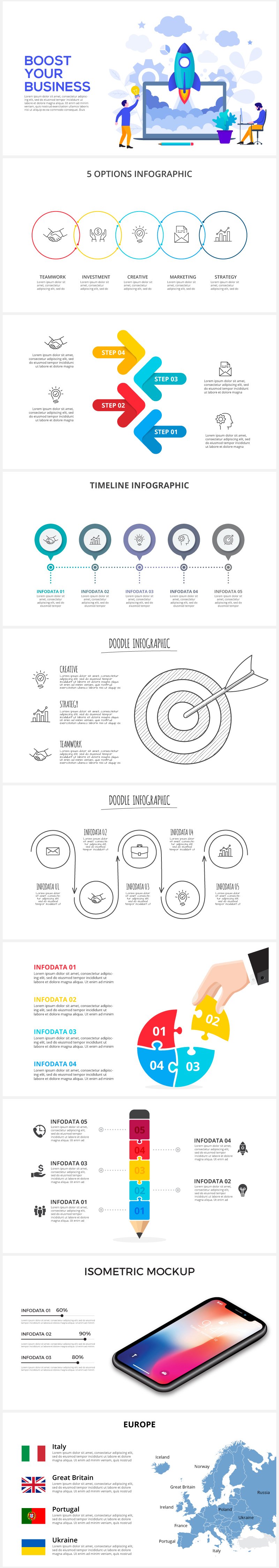 Infographics Templates Presentations Sample