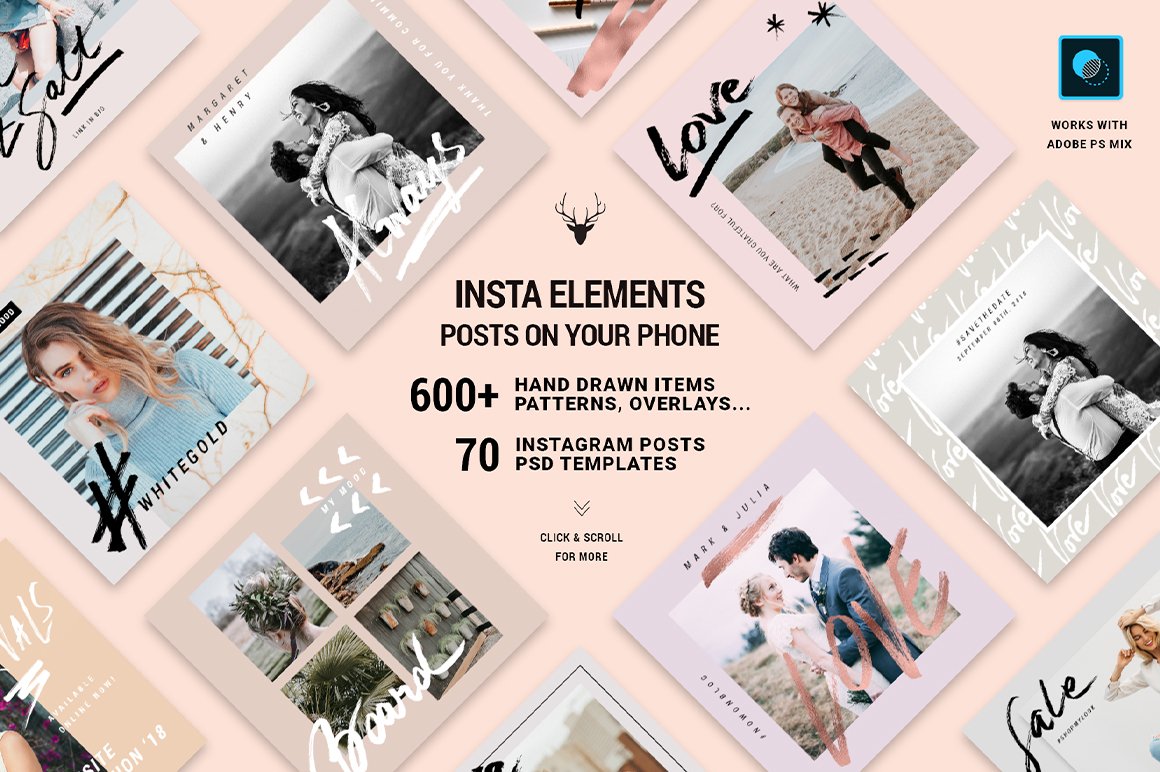 InstaElements - Instagram Posts Kit