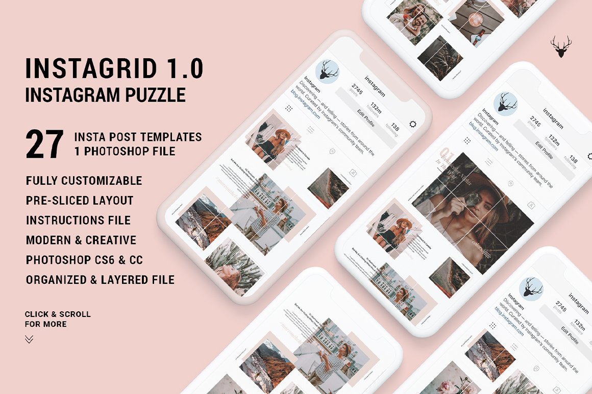 InstaGrid 1.0 - Instagram Puzzle Template
