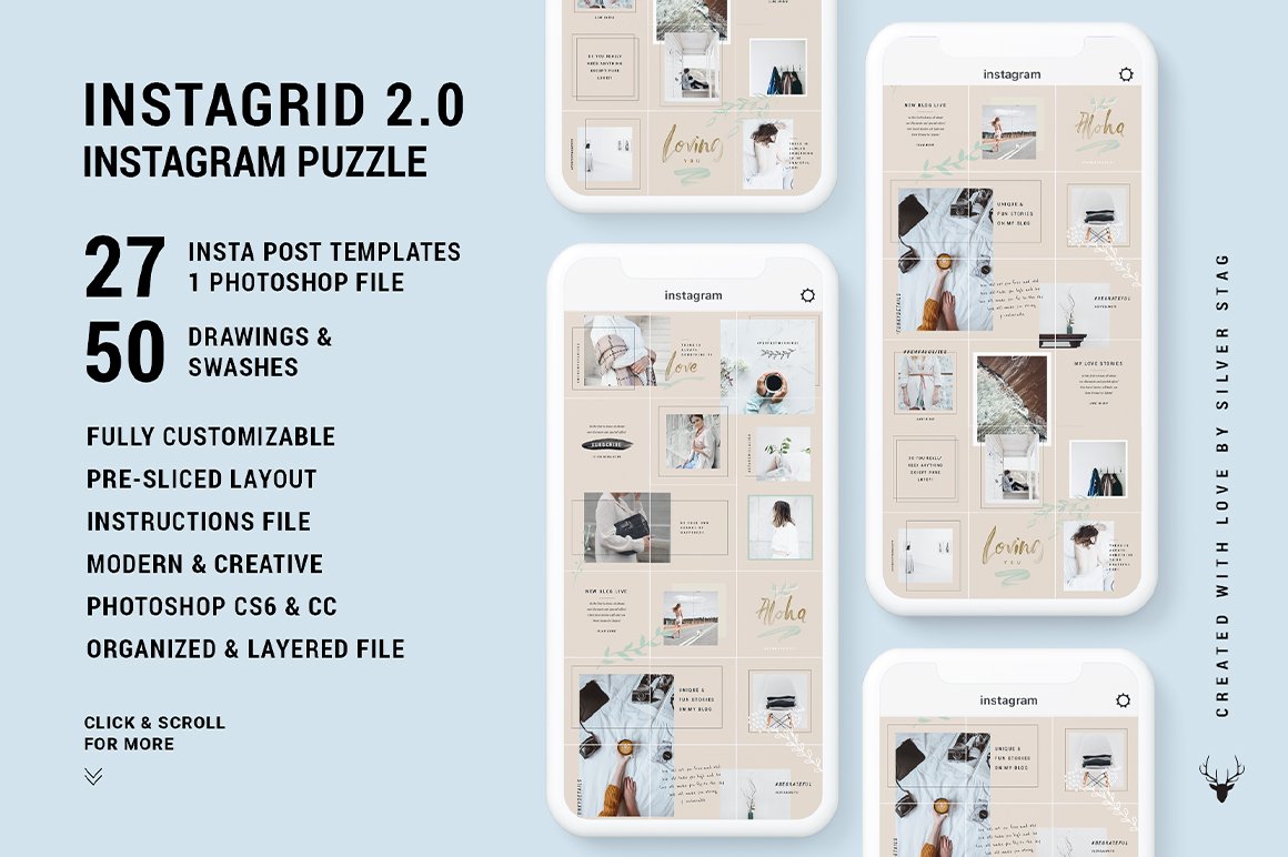 InstaGrid 2.0 - Instagram Puzzle