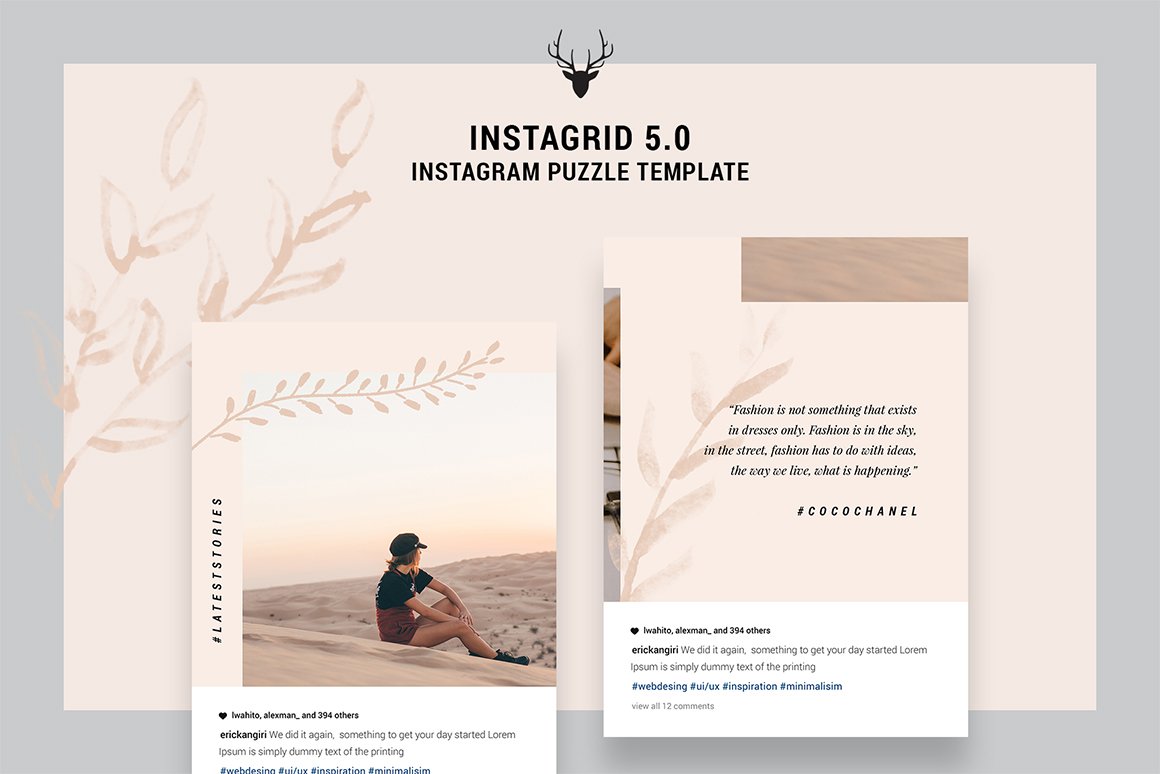InstaGrid 5.0 - Instagram Puzzle Template