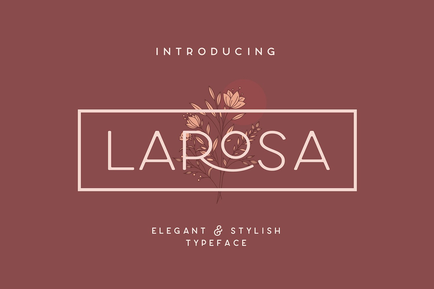Larosa Sans - Modern Elegant Stylist Typeface