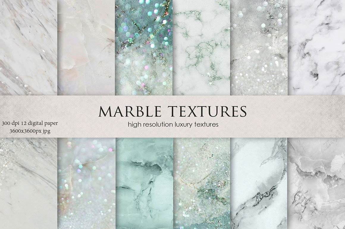 Light Blue Marble Textures