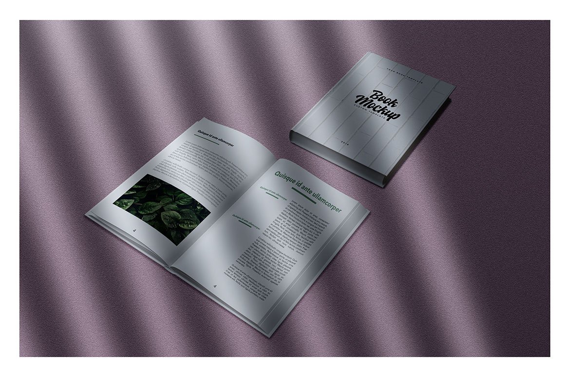 Moody Book Mockup Collection