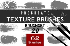 Procreate Texture Brushes Pro2!