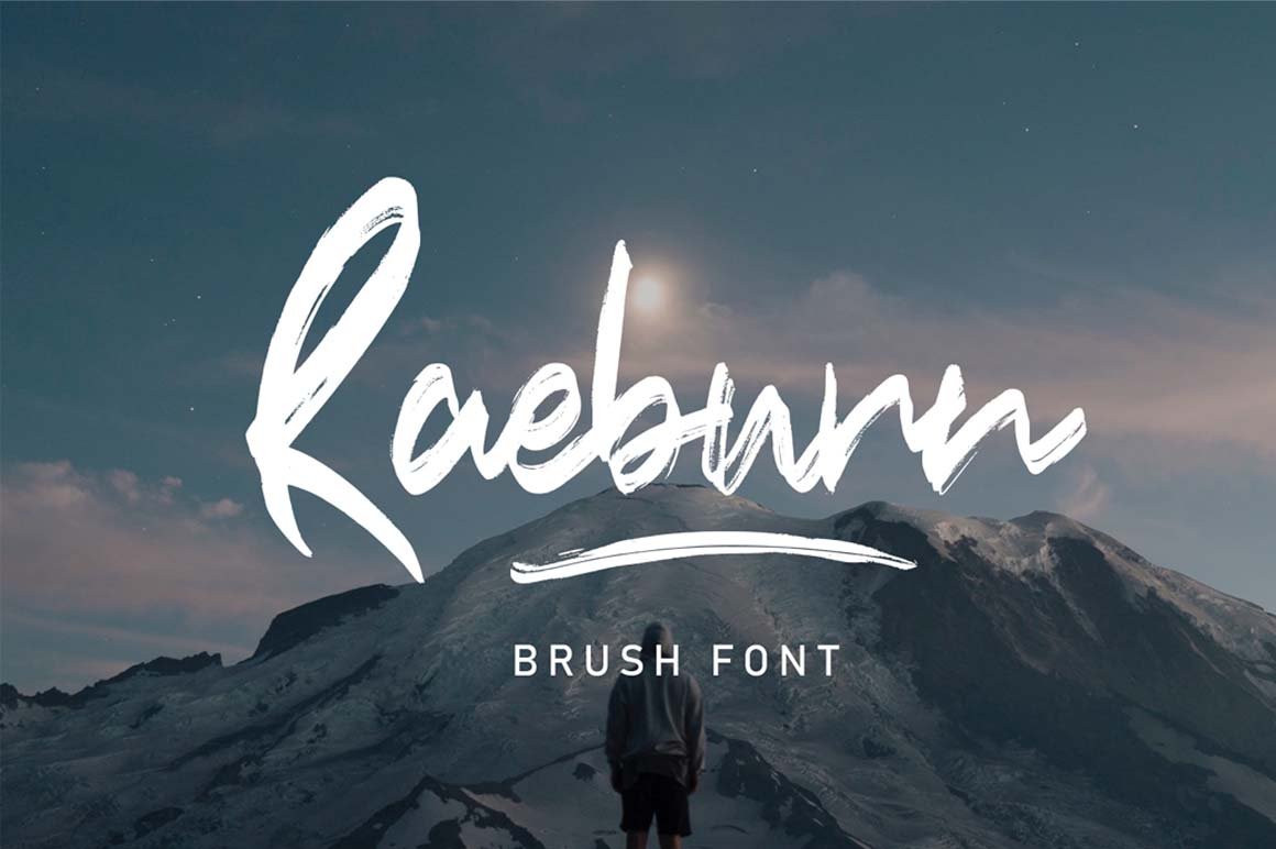 Raeburn Brush Font