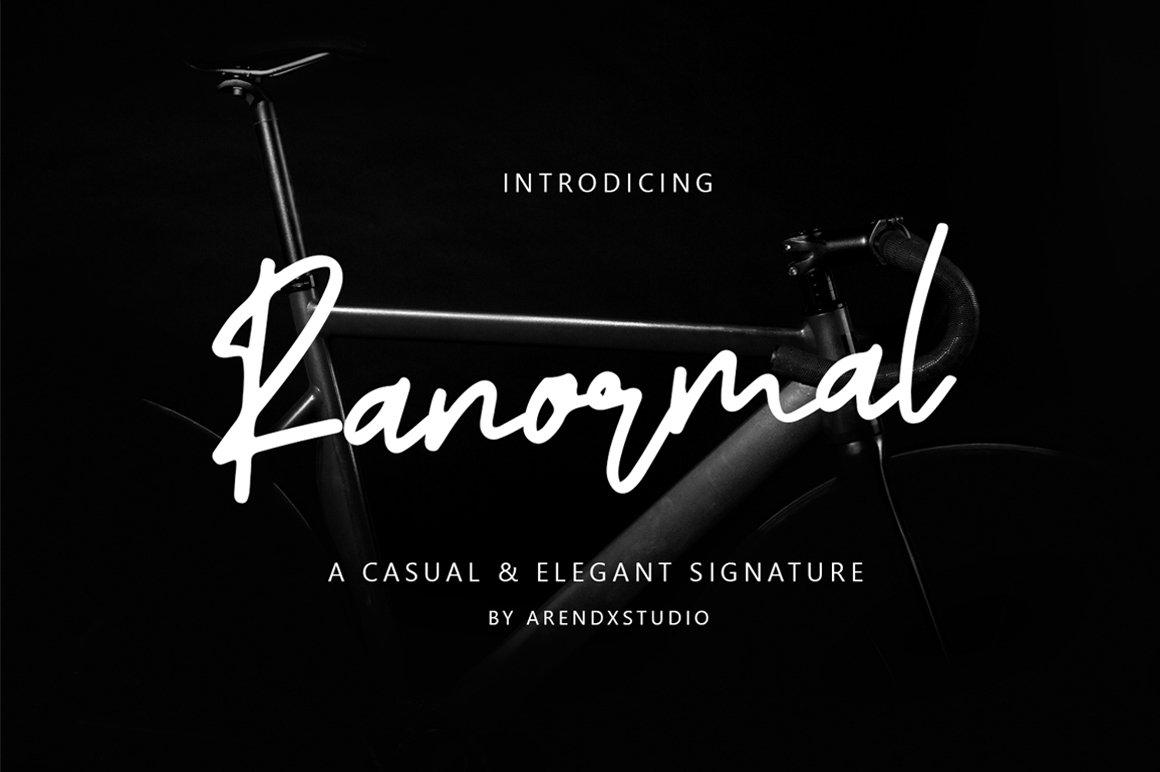 Ranormal Typeface Signature
