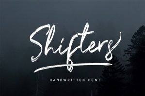Shifters Handwritten Typeface Brush
