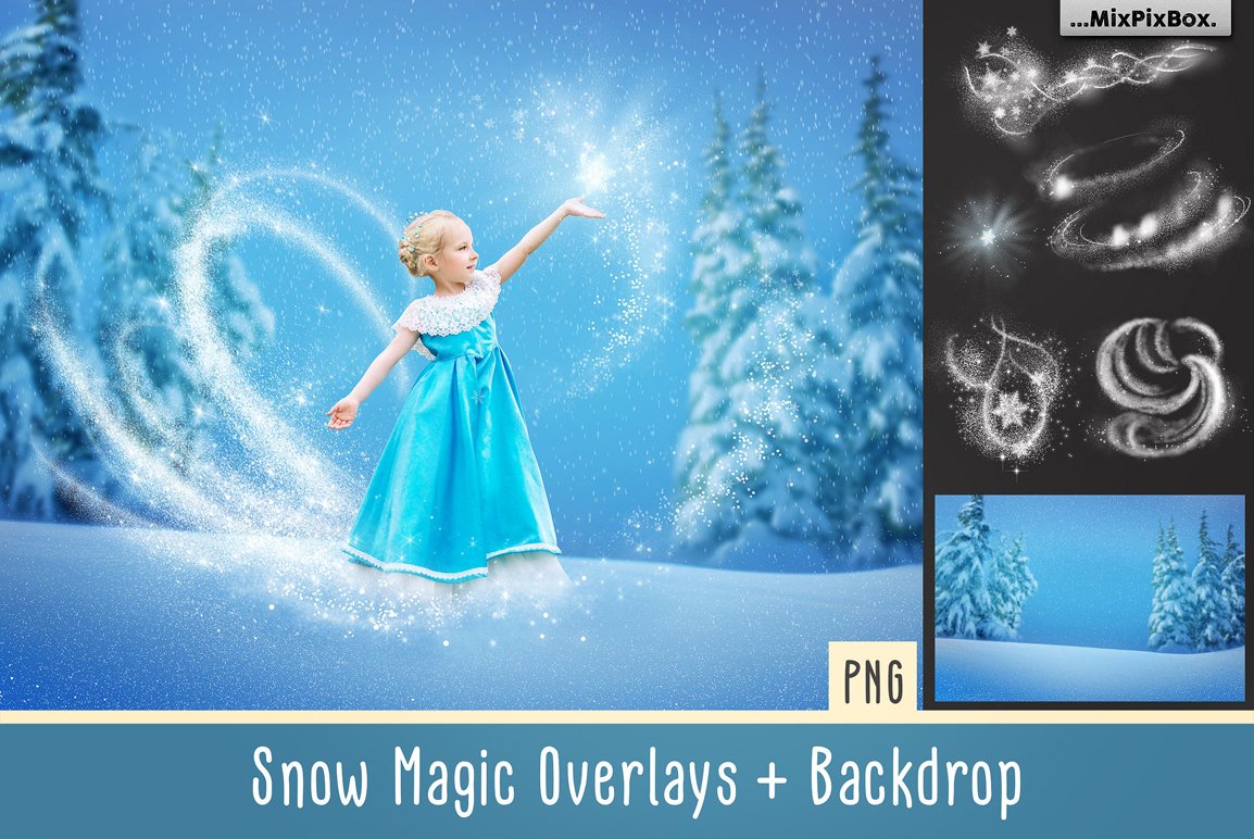 Snow Magic Photo Overlays