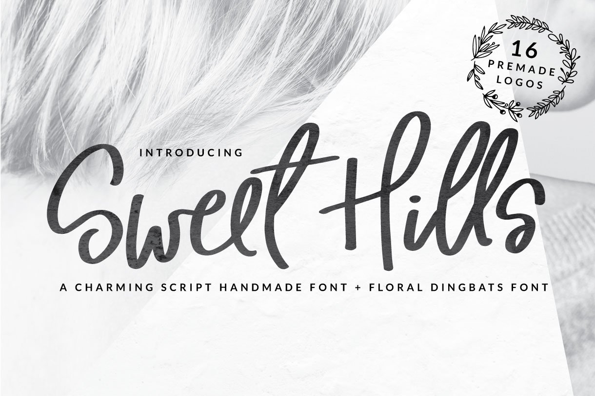 Sweet Hills Script Fonts and Dingbats