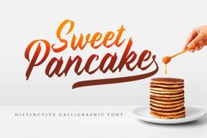 Sweet Pancake Calligraphy Font