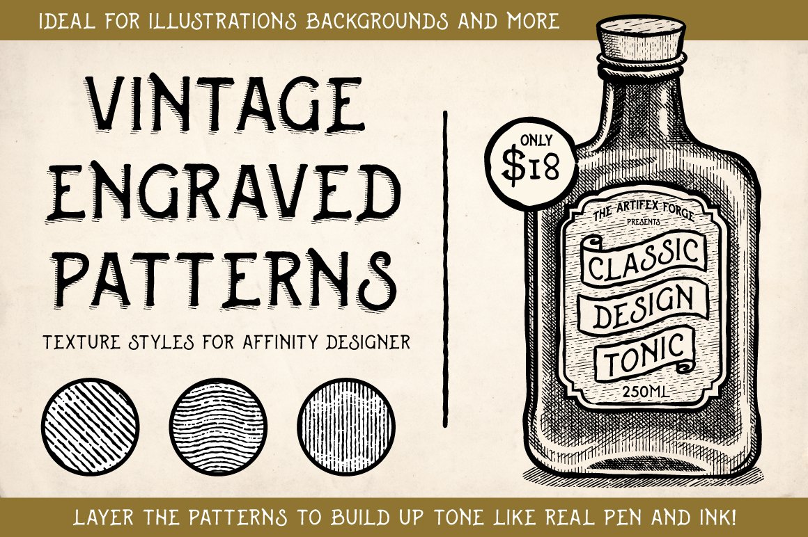 Vintage Engraved Patterns - Affinity