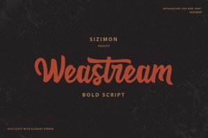 Weastream Bold Script