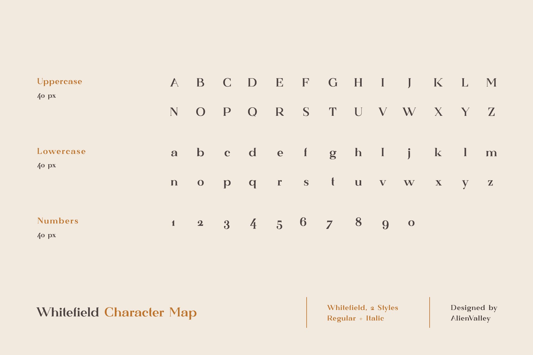 Whitefield - Handcrafted Serif