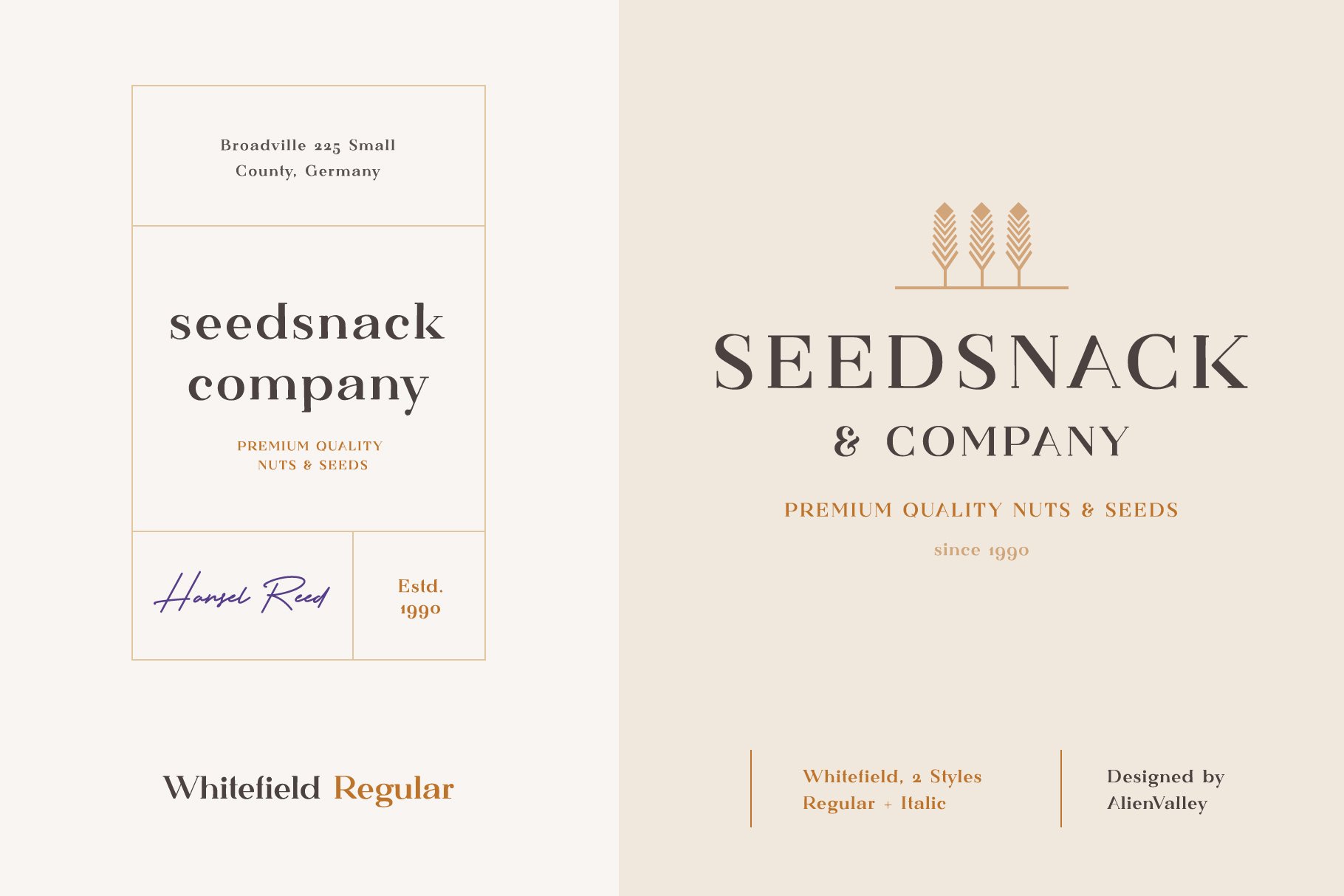 Whitefield - Handcrafted Serif
