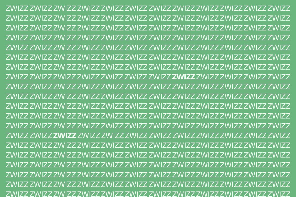Zwizz Typeface
