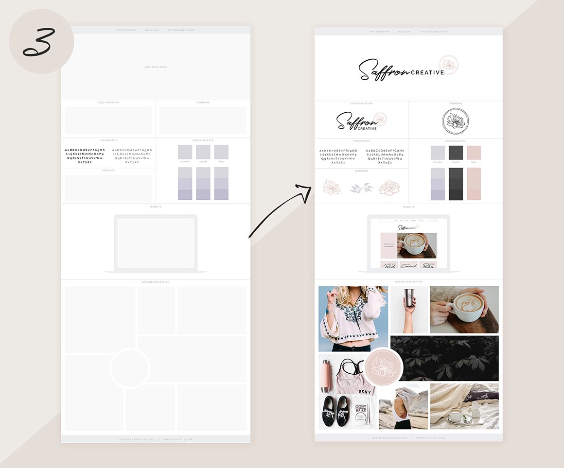 3-in-1 Moodboard Templates for Branding