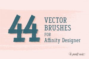 44 Vector Brushes for Affinity Designer