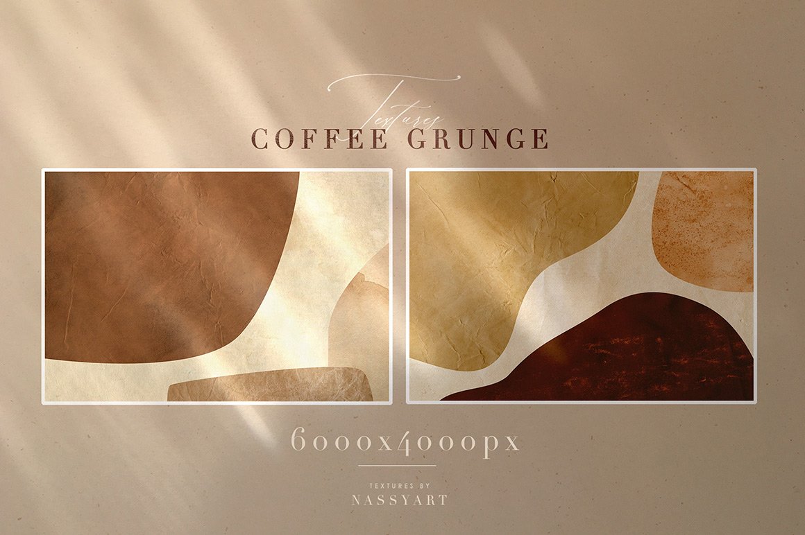 72 Coffee Grunge Textures