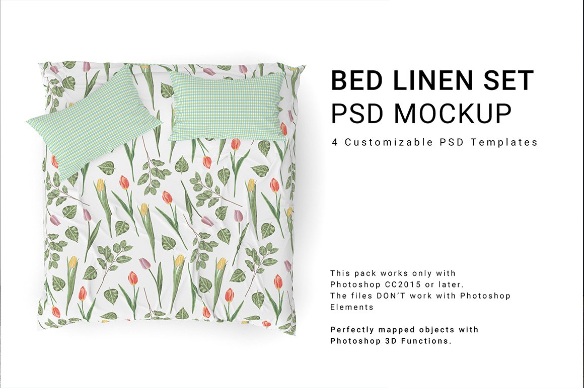 Bed Linens Mockup Set No.2
