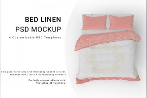 Bed Linens Mockup Set No.7