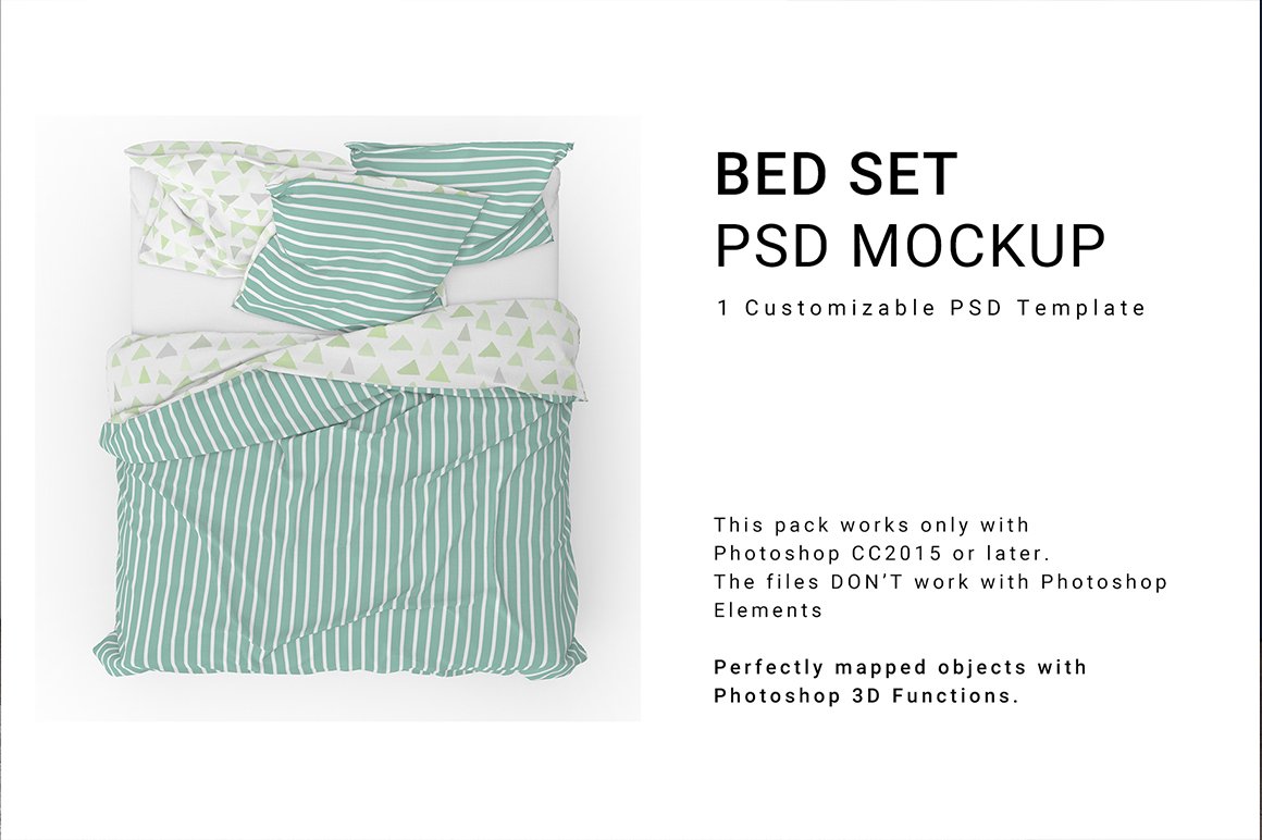 Bed Linens Mockup Set No.6