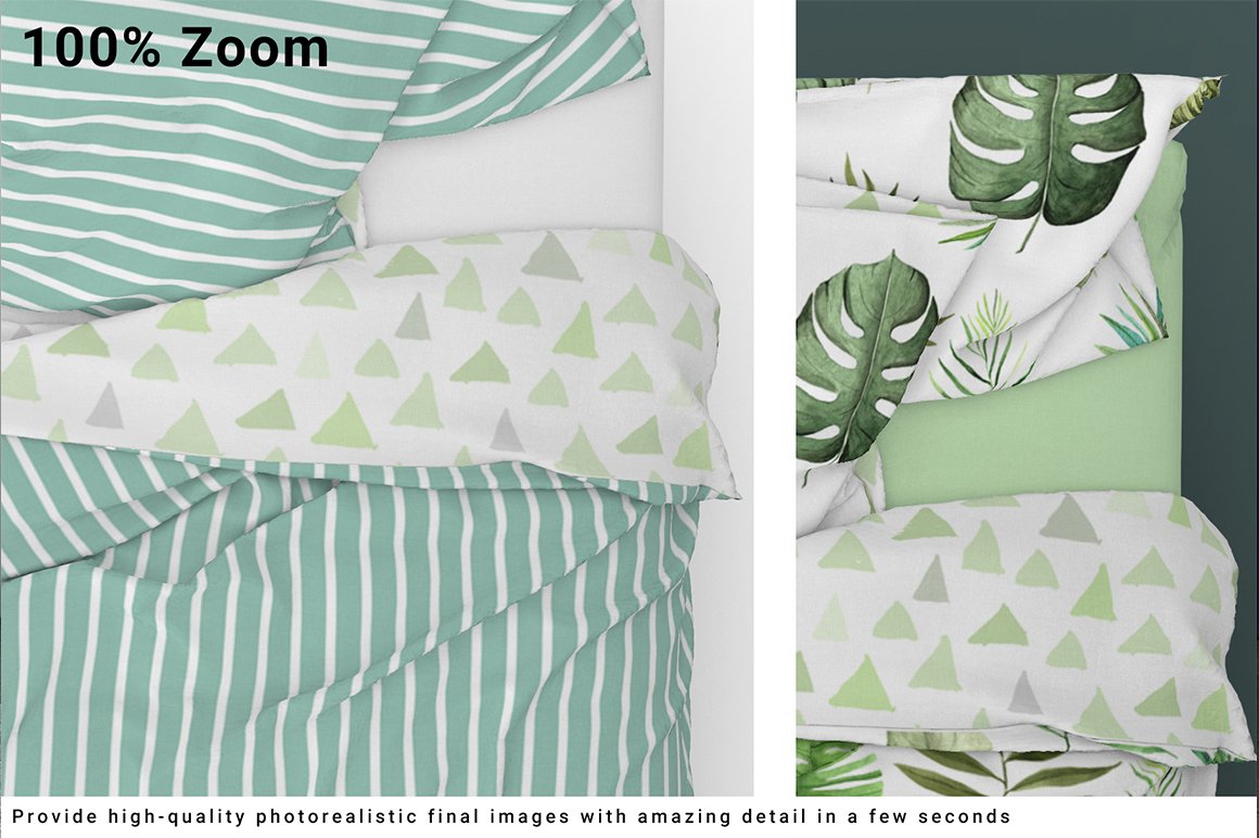 Bed Linens Mockup Set No.6