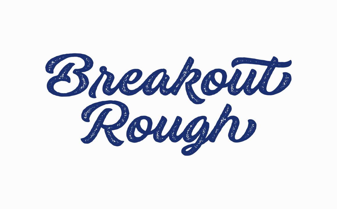 Breakout Bold Script Font