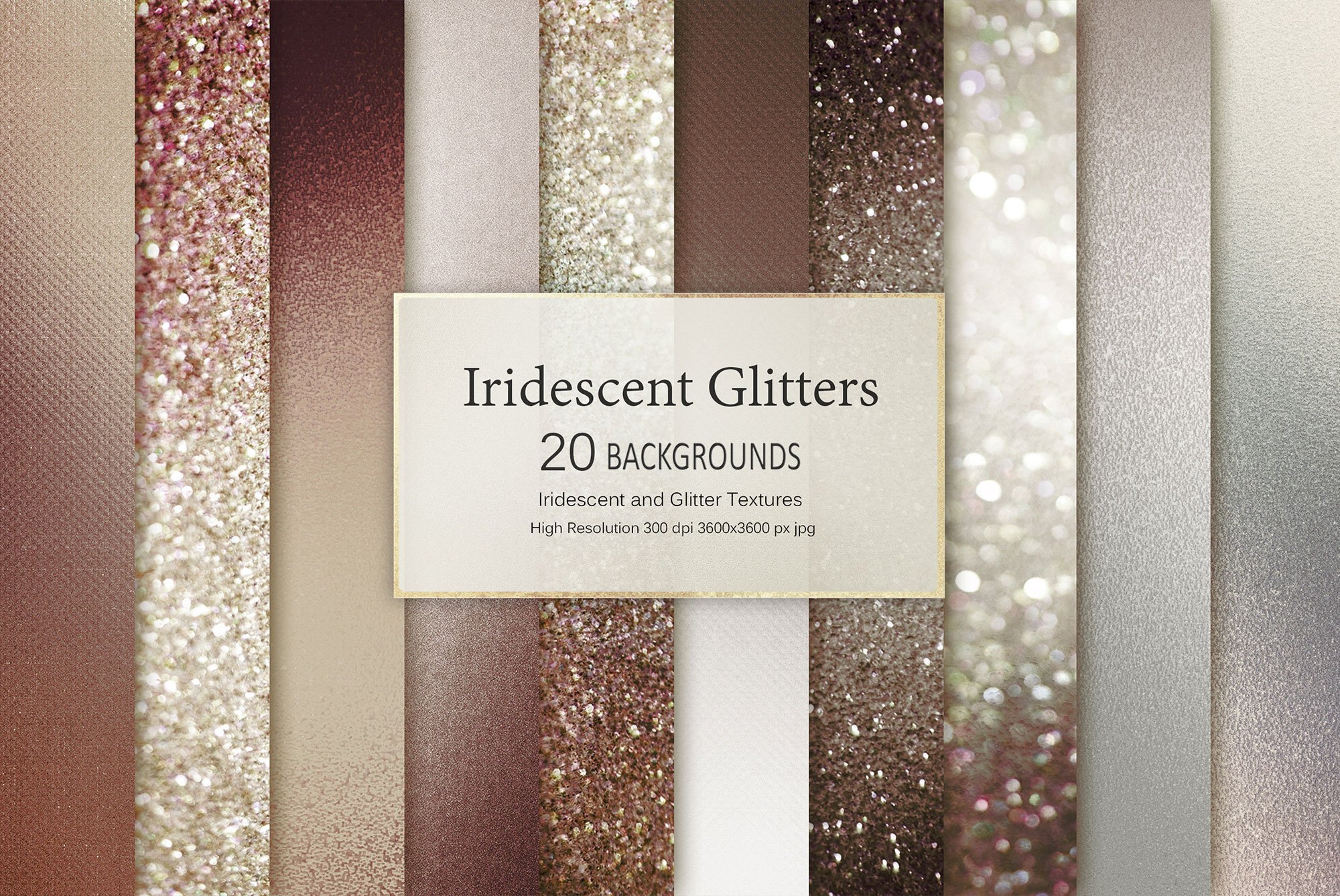 Brown Glitter and Foil Textures