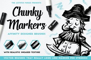 Chunky Markers – Affinity Brushes
