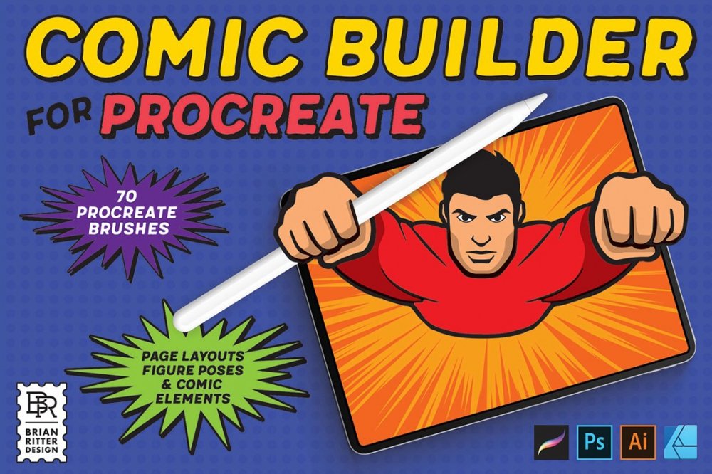 Comic Builder for Procreate and Affinity