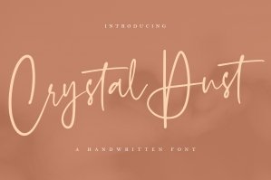Crystal Dust - Handwritten Font