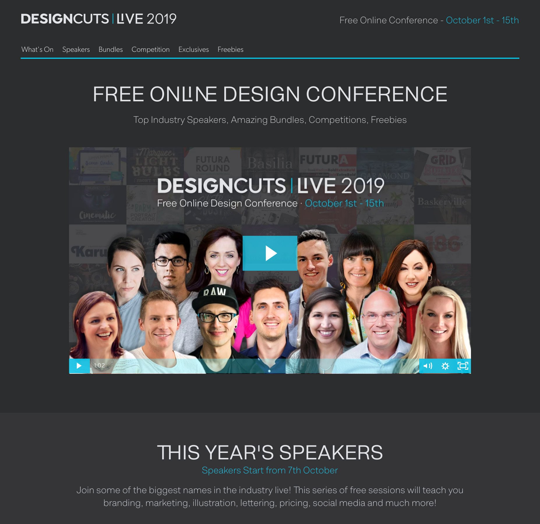 Design Cuts Live Homepage