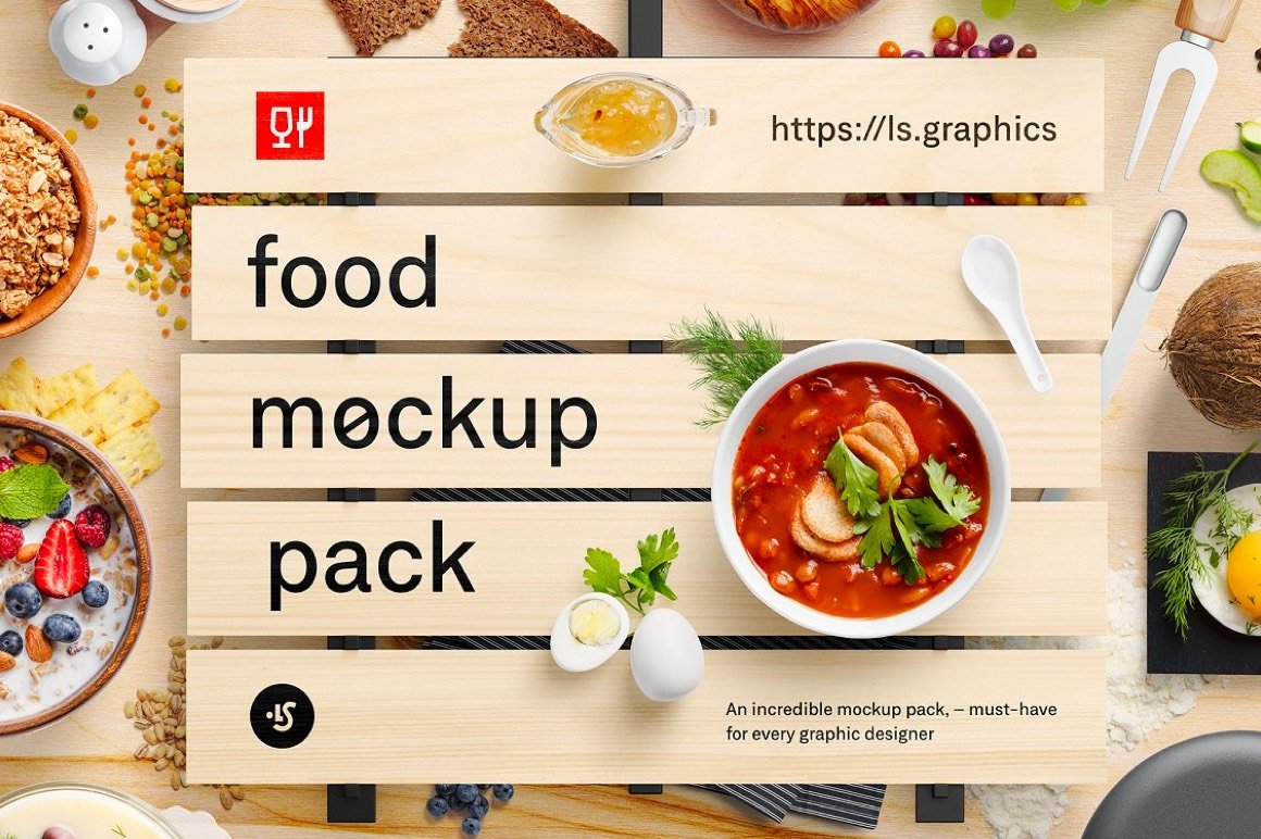 Food Mockups Pack