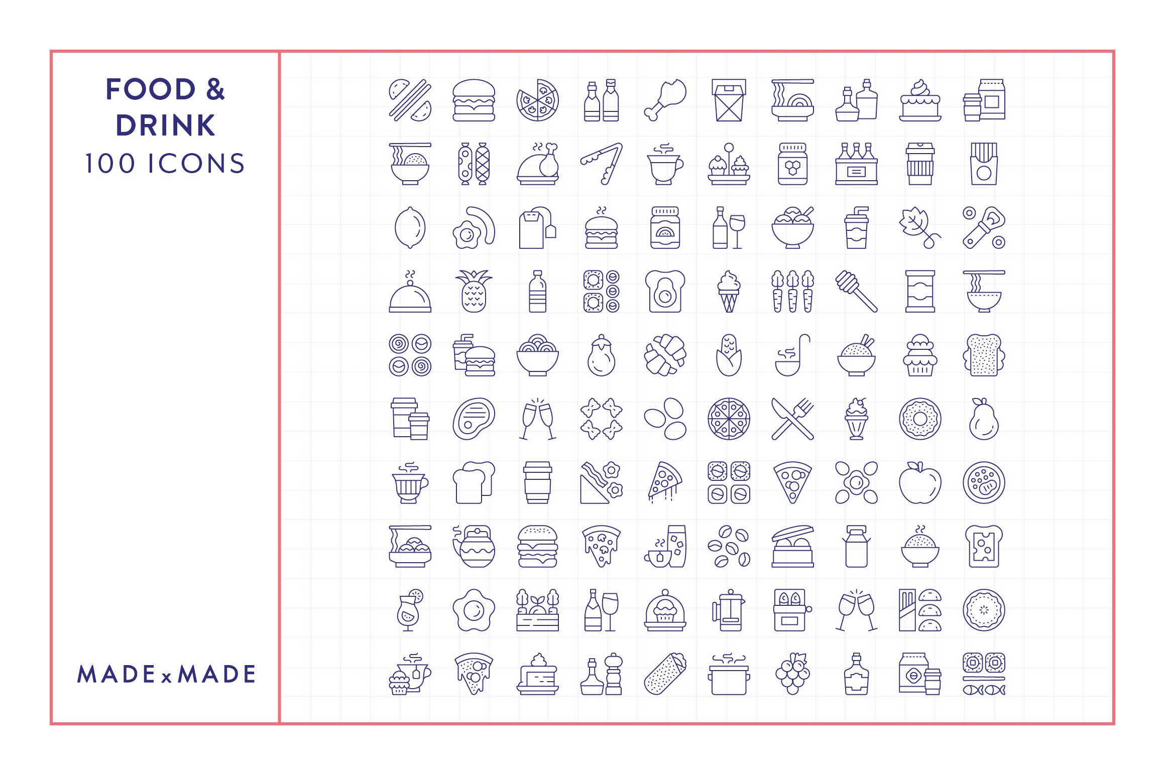 Food and Drink Icons