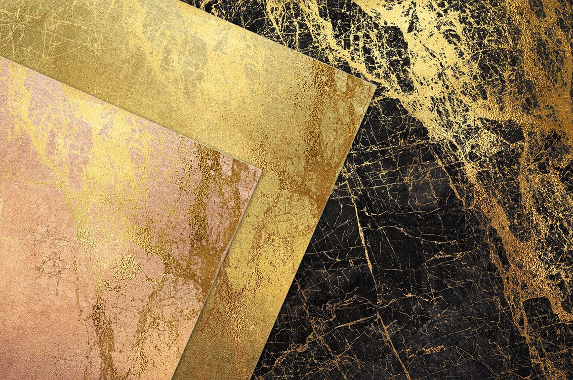 Gold Marble Abstract Backgrounds