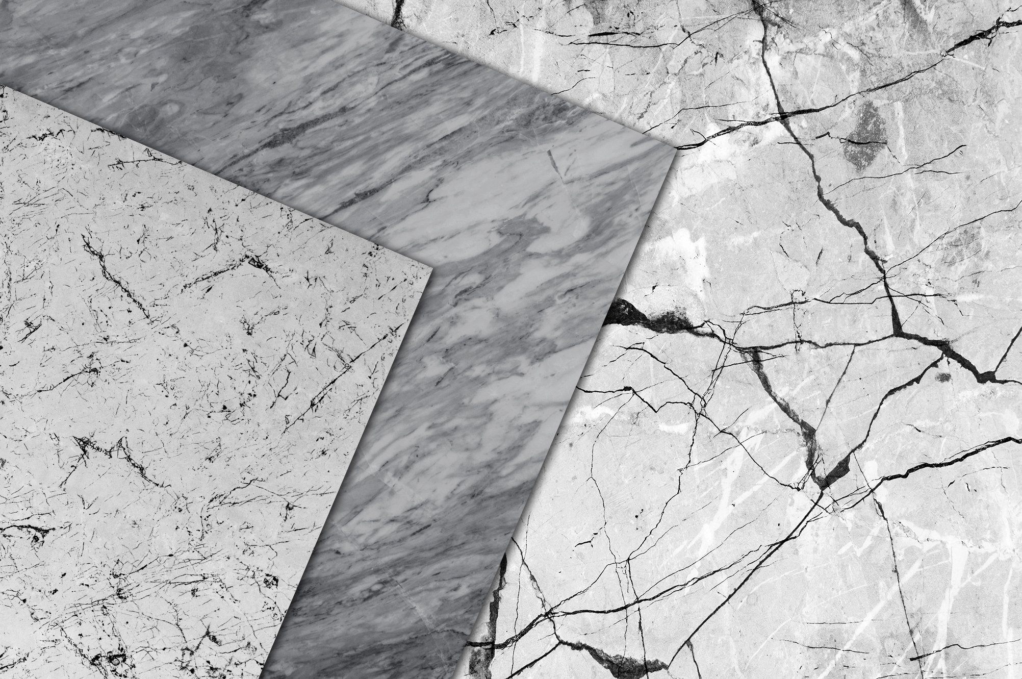 Grey Marble Digital Paper Textures