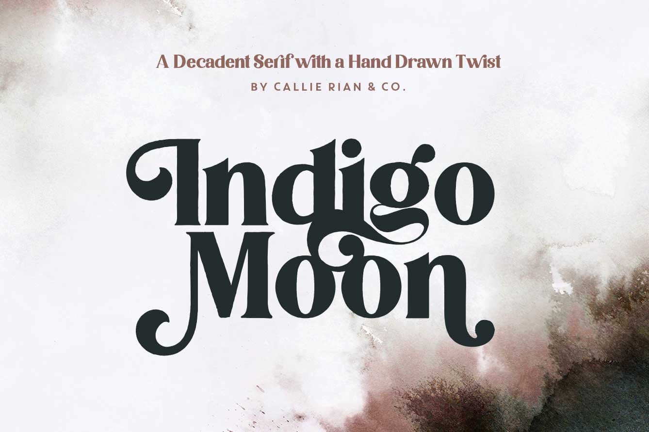 Indigo Moon Decadent Serif