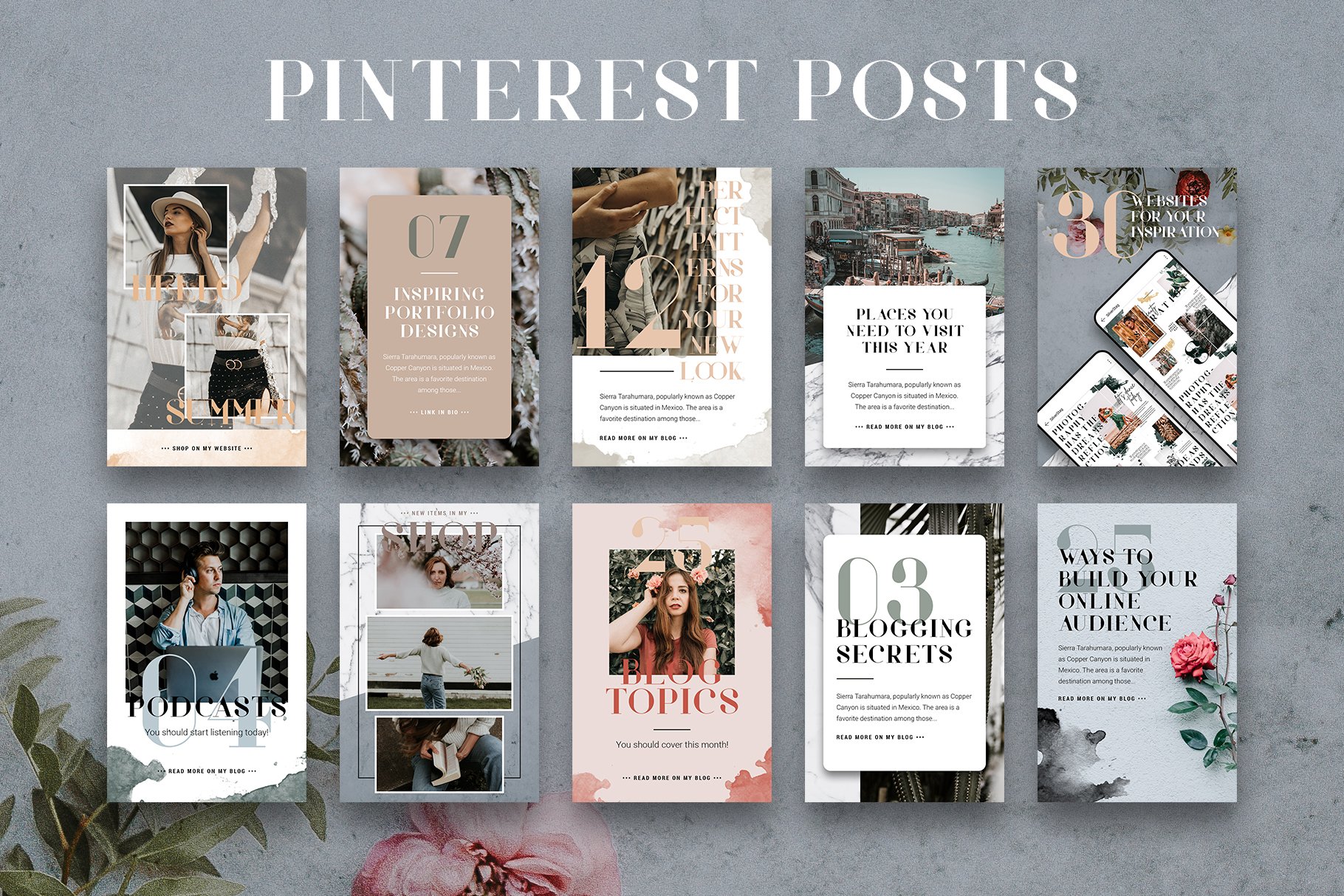 Infopreneur - Pinterest Posts Pack