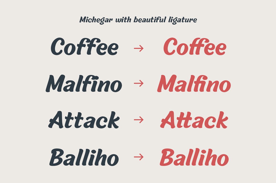 Michegar - Casual Sans Serif