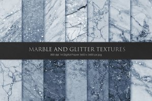 Navy Blue Marble Textures