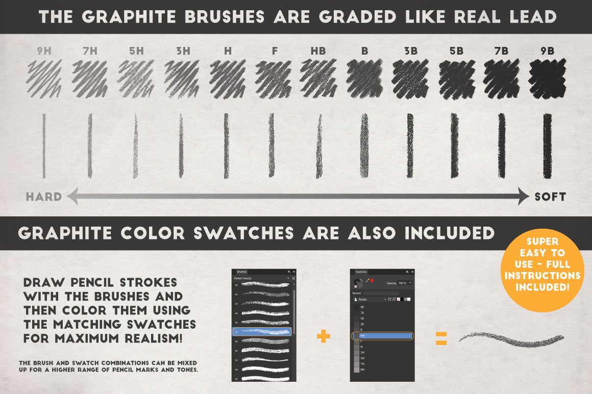 Perfect Pencils - Affinity Brushes